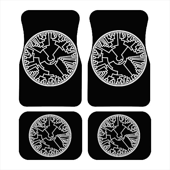 Biologist Phylogenetic Tree Evolution Teacher Car Mats