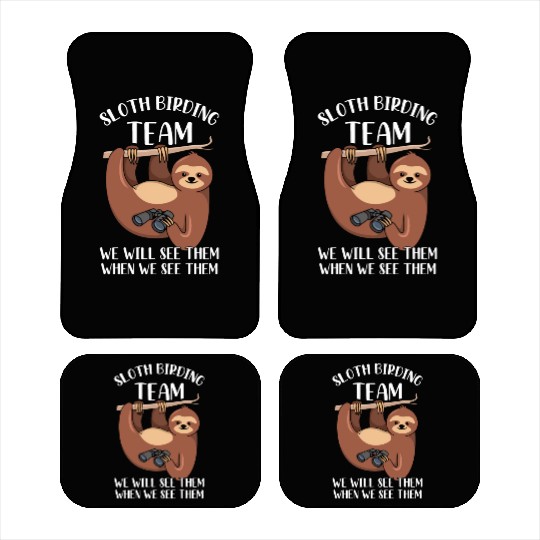Bird Watching Design For A Hobbyist Bird Watcher Car Mats