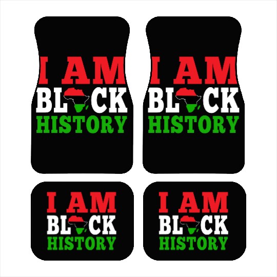 I Am Black History Juneteenth Car Mats