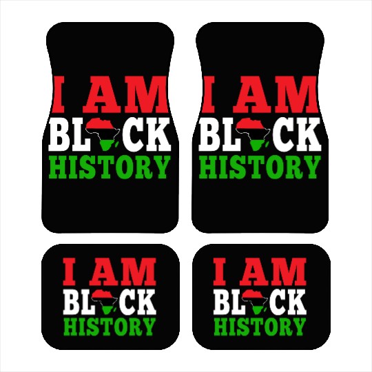 I Am Black History Juneteenth Car Mats