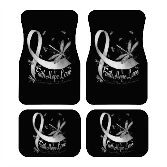 Faith Hope Love Charcot Marie Tooth Awareness Car Mats
