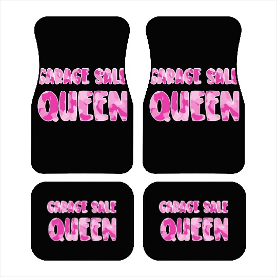 Garage Sale Queen pink camo Car Mats