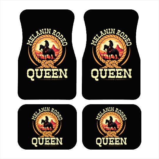 Melanin Rodeo Queen Cory African-American Car Mats
