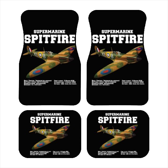 Supermarine Spitfire | WW2 Plane Car Mats