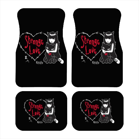Emily The Strange Strange Love Car Mats