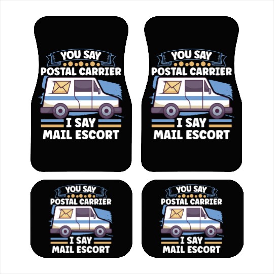 Postal Worker Mail Lady Mail Carrier Postal Car Mats