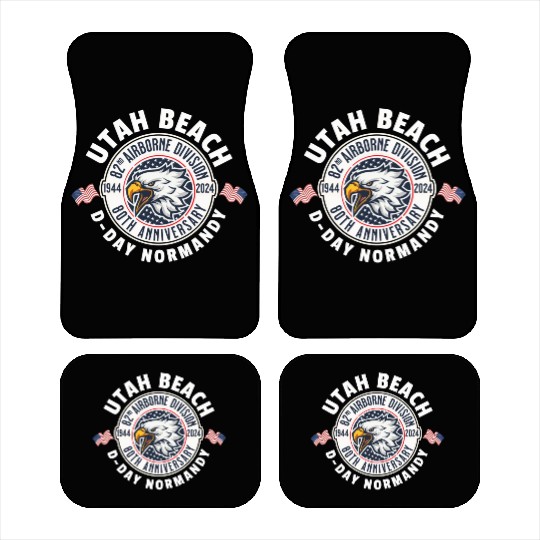 UTAH Beach airborne division 80th anniversary Car Mats