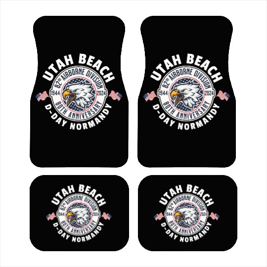 UTAH Beach airborne division 80th anniversary Car Mats