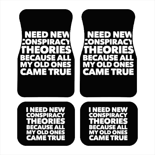 New conspiracy Car Mats
