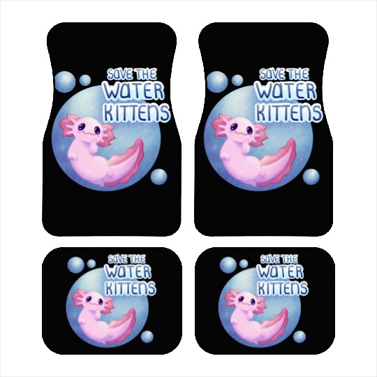 Save the Water Kittens Car Mats