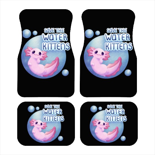 Save the Water Kittens Car Mats