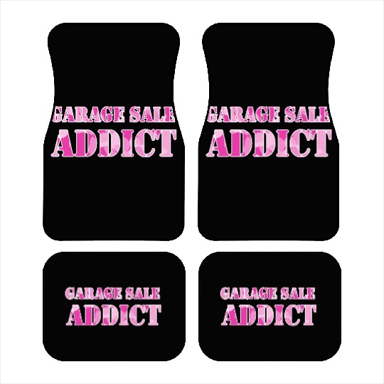 Garage Sale Addict pink camo Car Mats