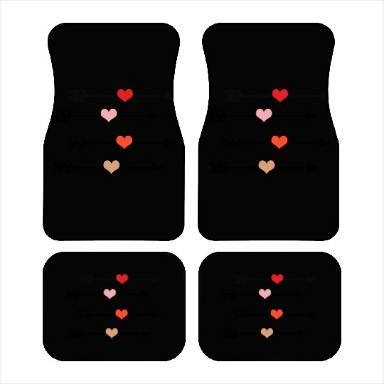 Valentine s Day Cupid Arrow Hearts Car Mats