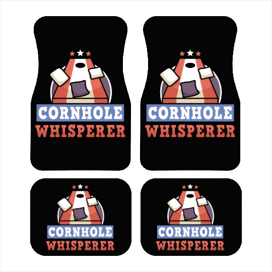 Cornhole Whisperer Bean Bag Lover Car Mats