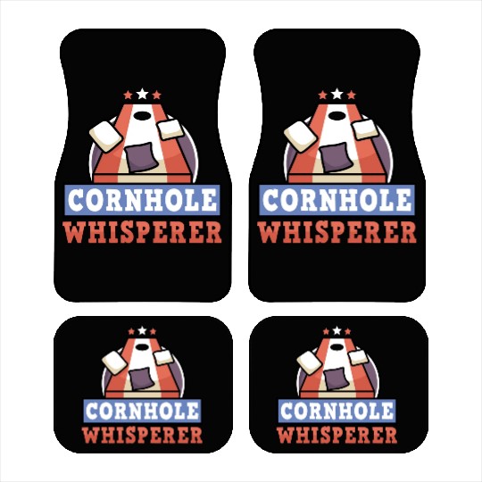 Cornhole Whisperer Bean Bag Lover Car Mats