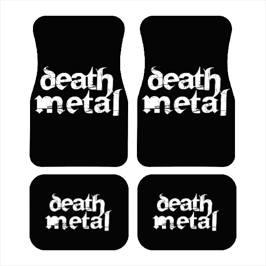 death metal logo design Car Mats