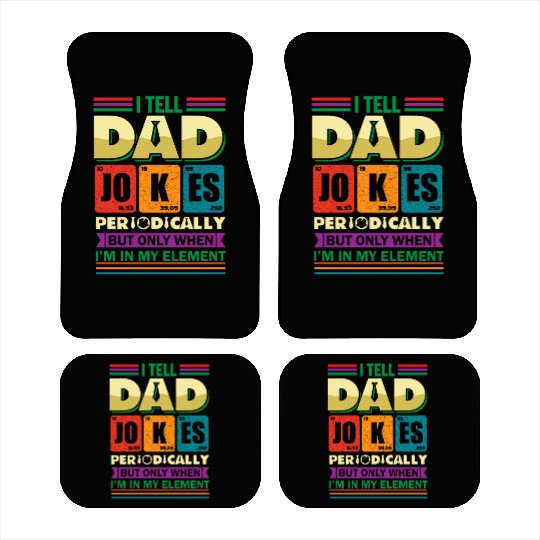 Father's Day is the best dad ever, Gifts for Dad. Car Mats