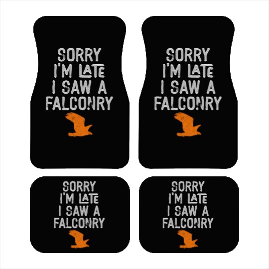 Falconry Bird Falcon Hunting Falconer Car Mats