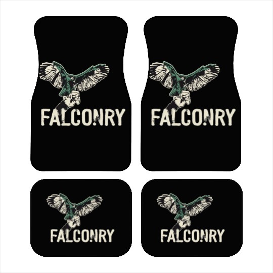 Falconry Bird Falcon Hunting Falconer Car Mats