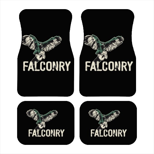 Falconry Bird Falcon Hunting Falconer Car Mats