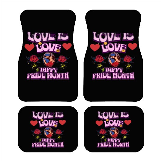 Happy Pride Month- Empowered with love and pride Car Mats