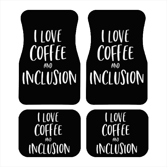 Funny Special Education Teacher Coffee Lover Car Mats