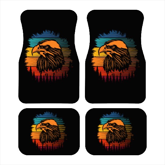 Falconry Bird Falcon Hunting Falconer Car Mats