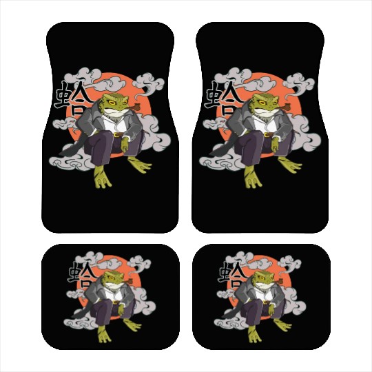 Japanese frog in Yakuza gangster costume Car Mats