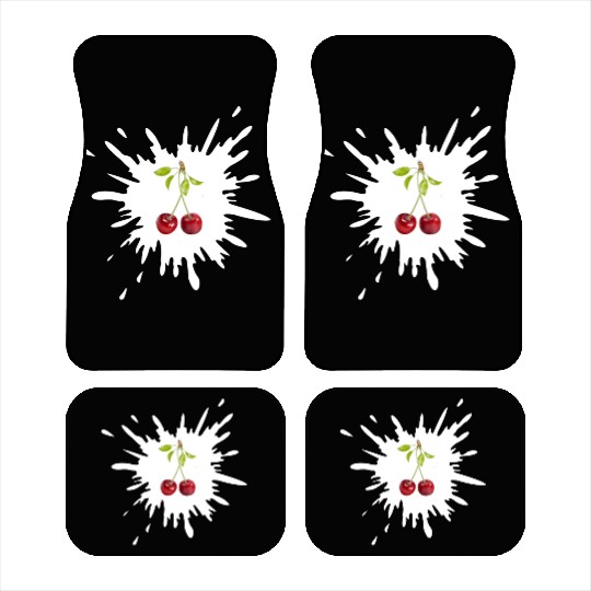 A captivating cherry design Car Mats