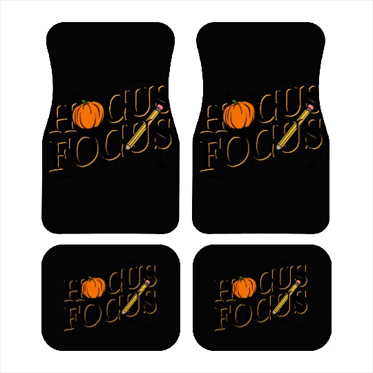 Funny Hocus Focus Teacher Appreciation Halloween Car Mats
