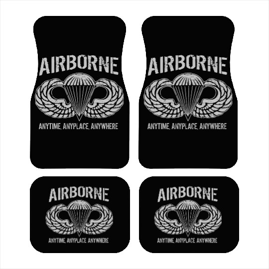 Army Airborne Paratrooper Car Mats