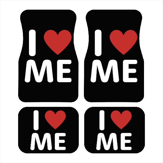 I love me green Car Mats