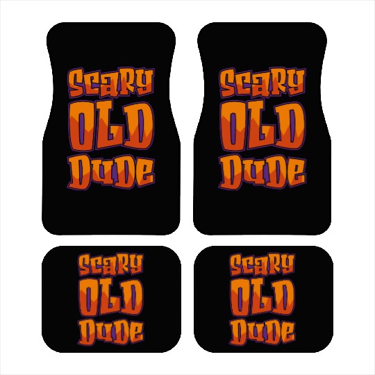 Scary old Dude green Car Mats