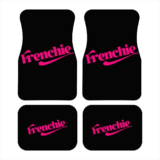 Frenchie Gift for French people Car Mats