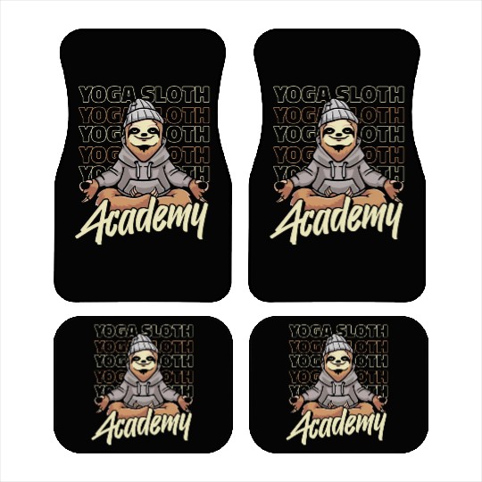 Sloth Academy Sloth Yoga Car Mats