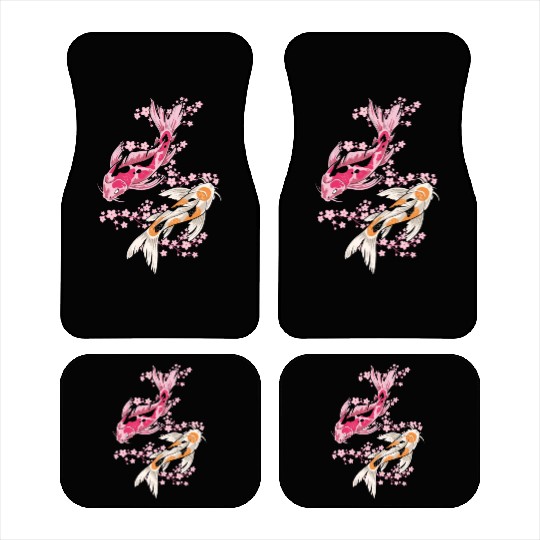 Hilarious Japan Pondfish Goldfish Chagoi Catfish Car Mats