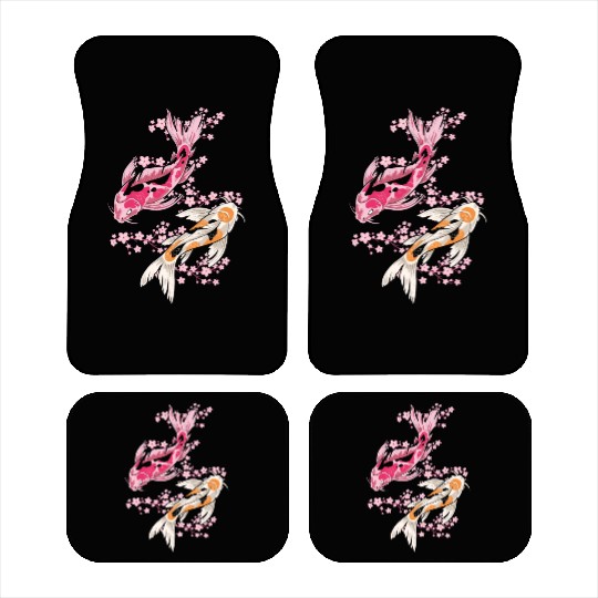 Hilarious Japan Pondfish Goldfish Chagoi Catfish Car Mats