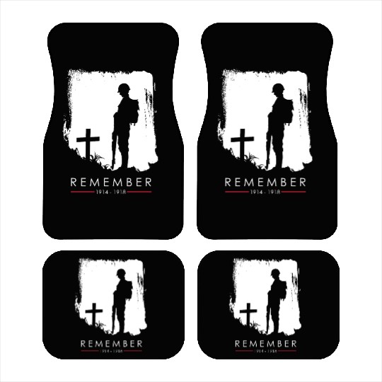 Remember 1914 - 1918 WW1 Veteran Car Mats