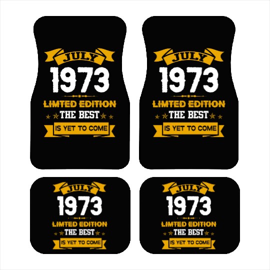 July 1973 Birthday Surprise Car Mats