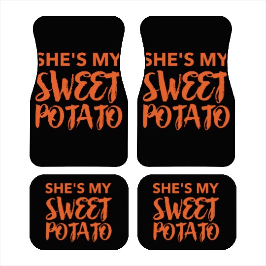 Shes My Sweet Potato vintage Car Mats