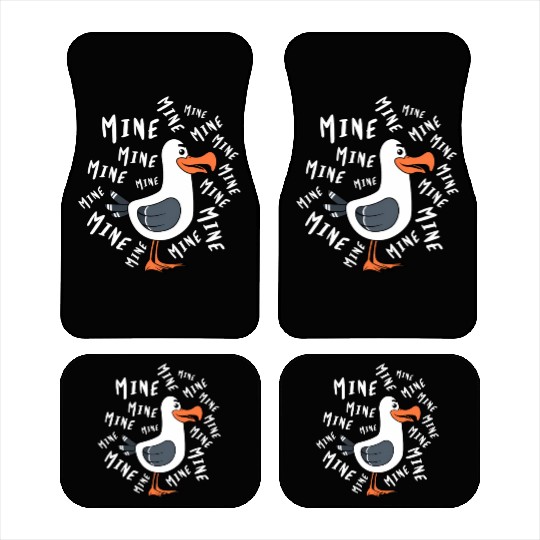 Mine Mine Mine Seagull Bird Beach Chicken Car Mats