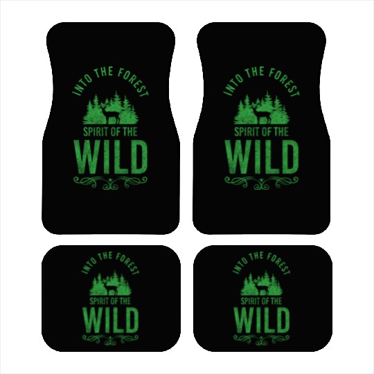 Forest Camping Wilderness Landscape Car Mats
