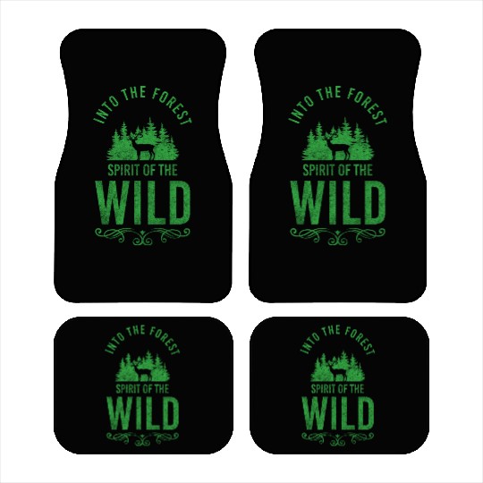 Forest Camping Wilderness Landscape Car Mats