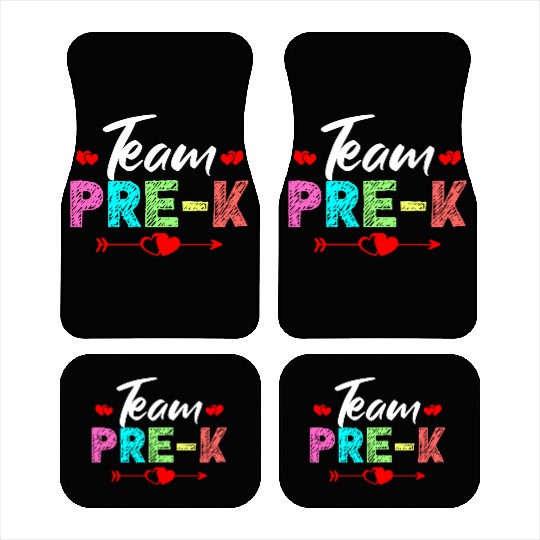 Team Pre K Teacher Car Mats
