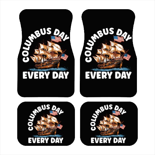 Christopher Columbus Italian American Columbus Day Car Mats