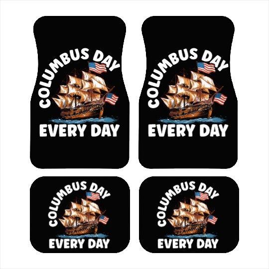 Christopher Columbus Italian American Columbus Day Car Mats