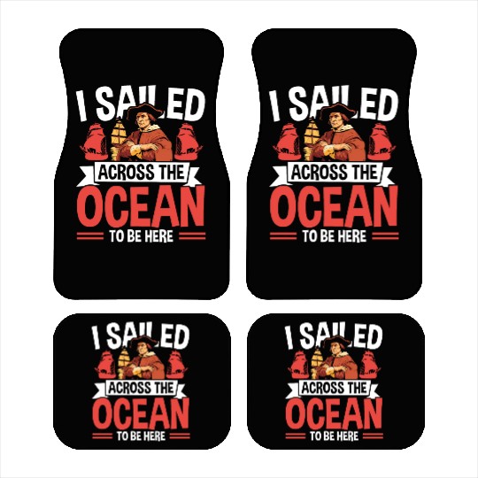 Christopher Columbus Italian American Columbus Day Car Mats