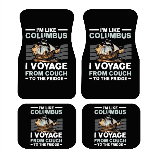 Christopher Columbus Italian American Columbus Day Car Mats