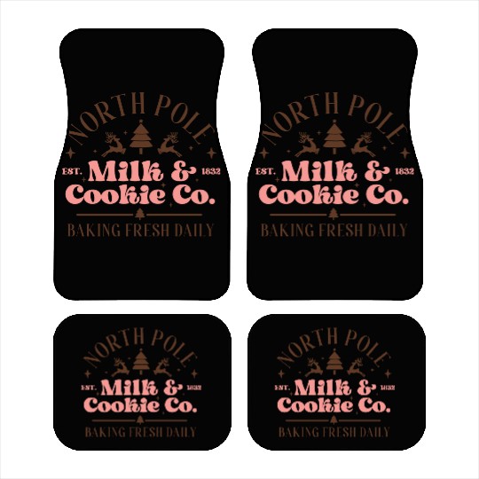 North Pole Milk Cookie Co tumblr green Car Mats