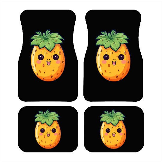 Papaya kawaii Car Mats